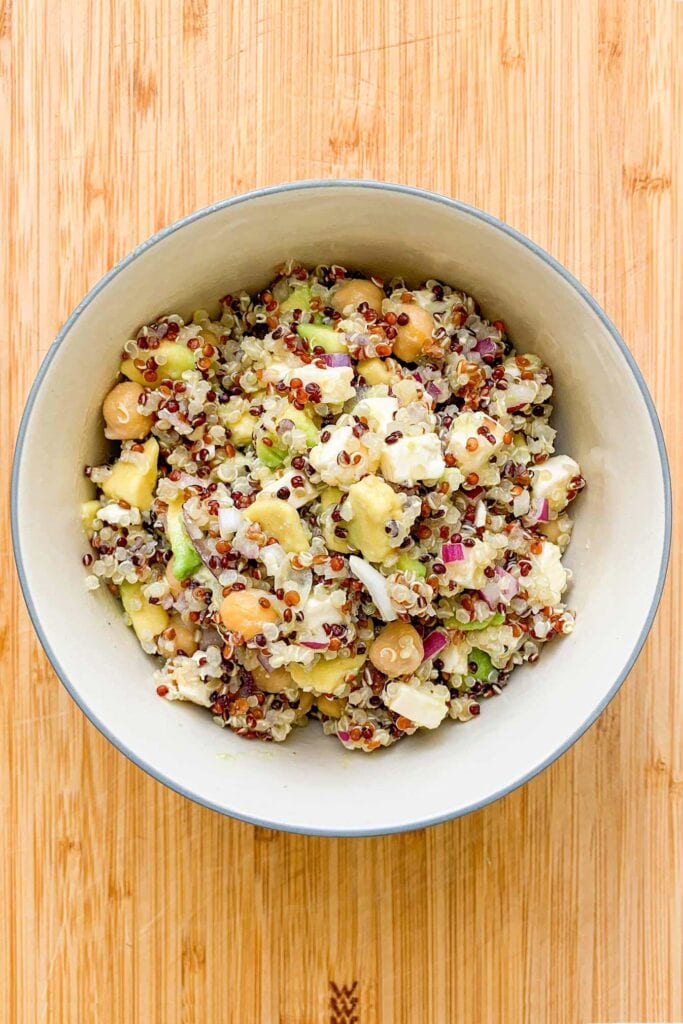 Avocado Chickpea Salad with Quinoa