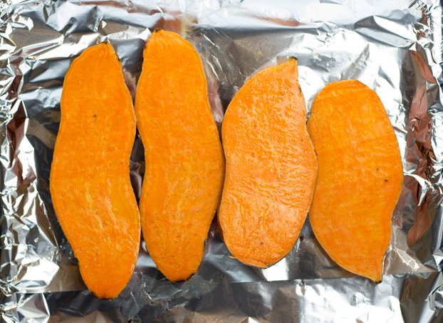 Baked Sweet Potatoes with a Five Star Feta Salad #sweetpotatoes #baked #feta | 