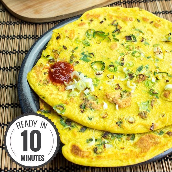 Chickpea Flour Pancakes (Besan Chilla/Cheela) – Traditional Pancakes Taken To The Next Level