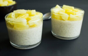 Two Jars of Creamy Coconut Rice Puddings | Hurry The Food Up