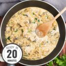 Creamy Garlic Mushrooms - ready in 20 minutes | 