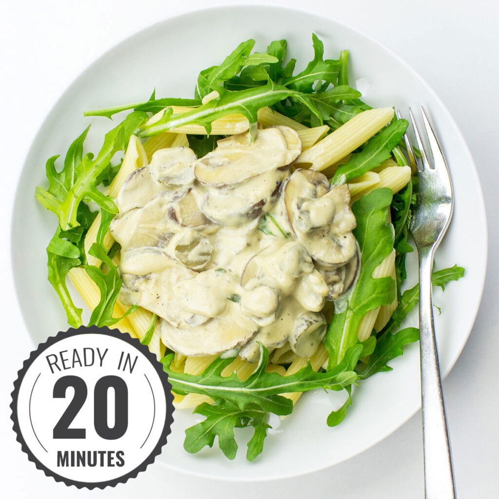 Creamy Vegan Mushroom Pasta