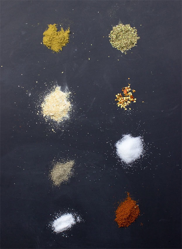 Seasoning ingredients such as chili powder, cumin, paprika, oregano, sugar, black pepper etc. | Hurry The Food Up