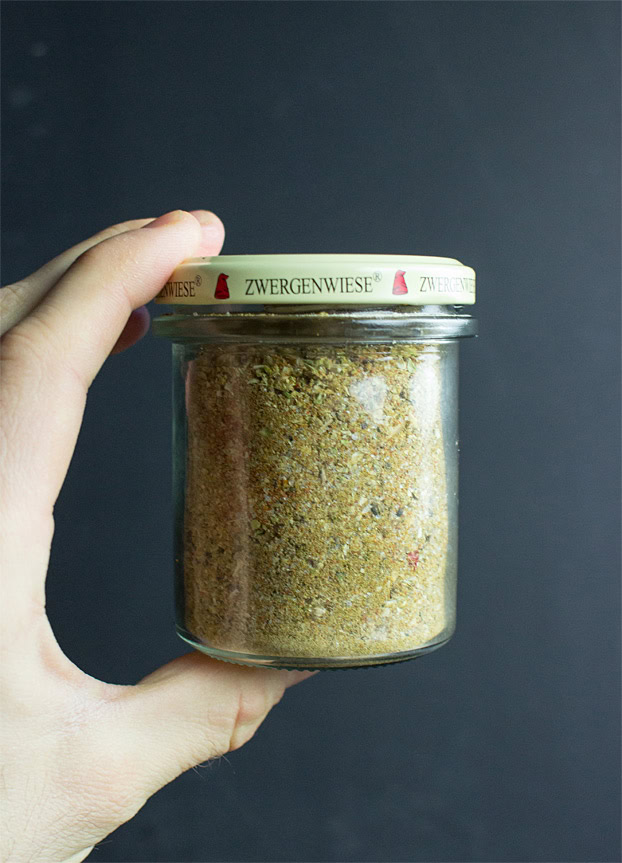The jar with Fajita Seasoning is closed with a lid | Hurry The Food Up