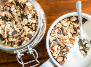 Crunchy Delightful Granola is ready to eat | Hurry The Food Up