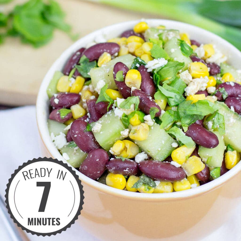 Easy and Delish High-Protein Red Kidney Bean Salad Recipe