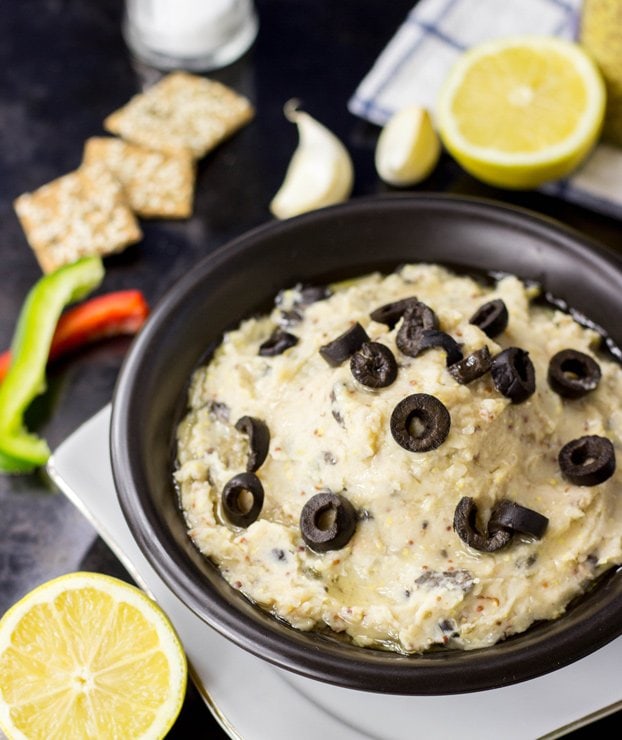 High Protein White Bean Dip #vegan #dip | 