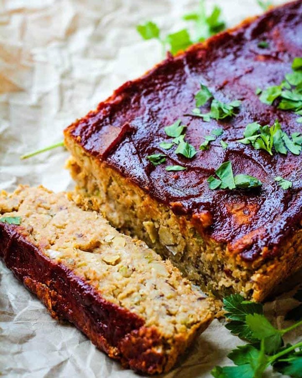 Meatless Meatloaf - Vegetarian Weight Loss Recipes | 