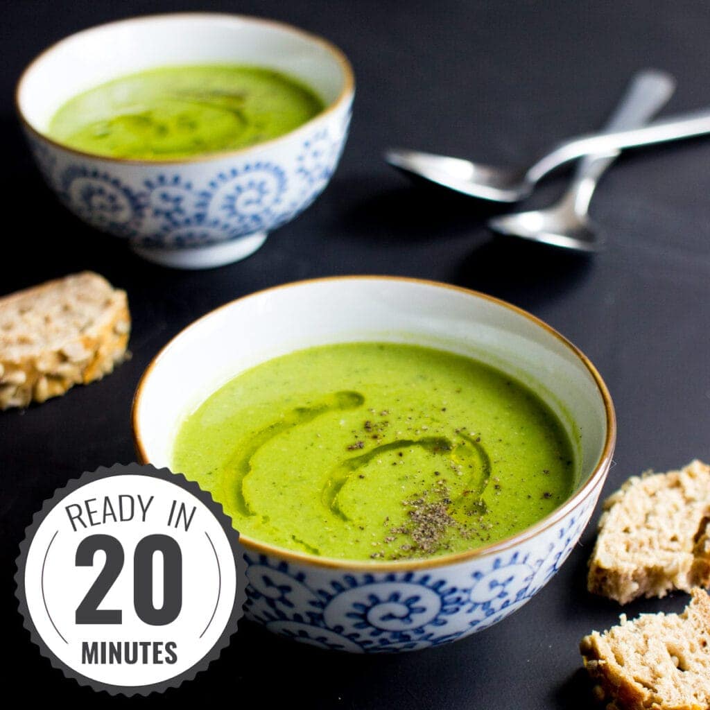 Easy Pea and Mint Soup Recipe (A British Classic)