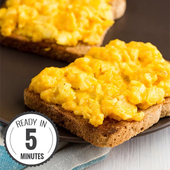 Perfect Scrambled Eggs with Cheese - Ready in 5 Mins | 