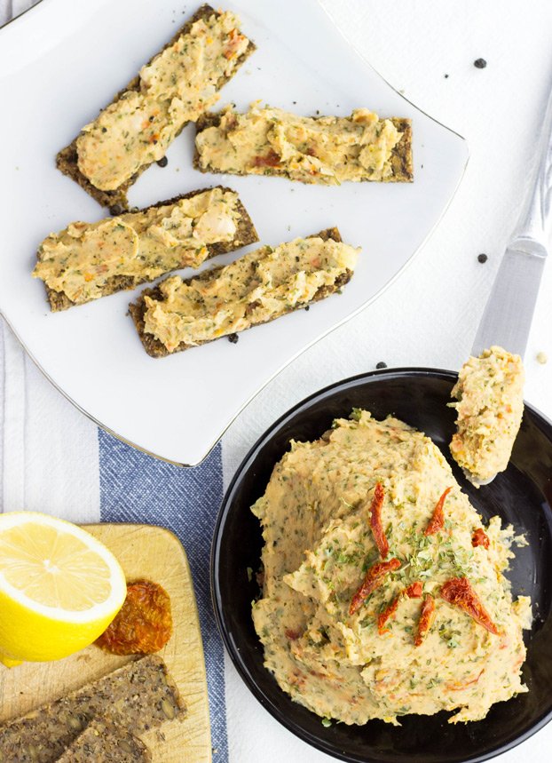 Quick White Bean Spread (vegan pâté) #vegan #pâté | 