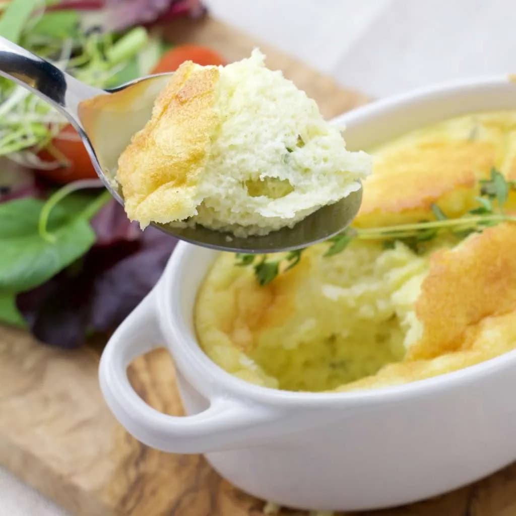 Savory Souffle With Thyme - Tasty and Delicious Egg White Recipes You Must Try | Hurry The Food Up