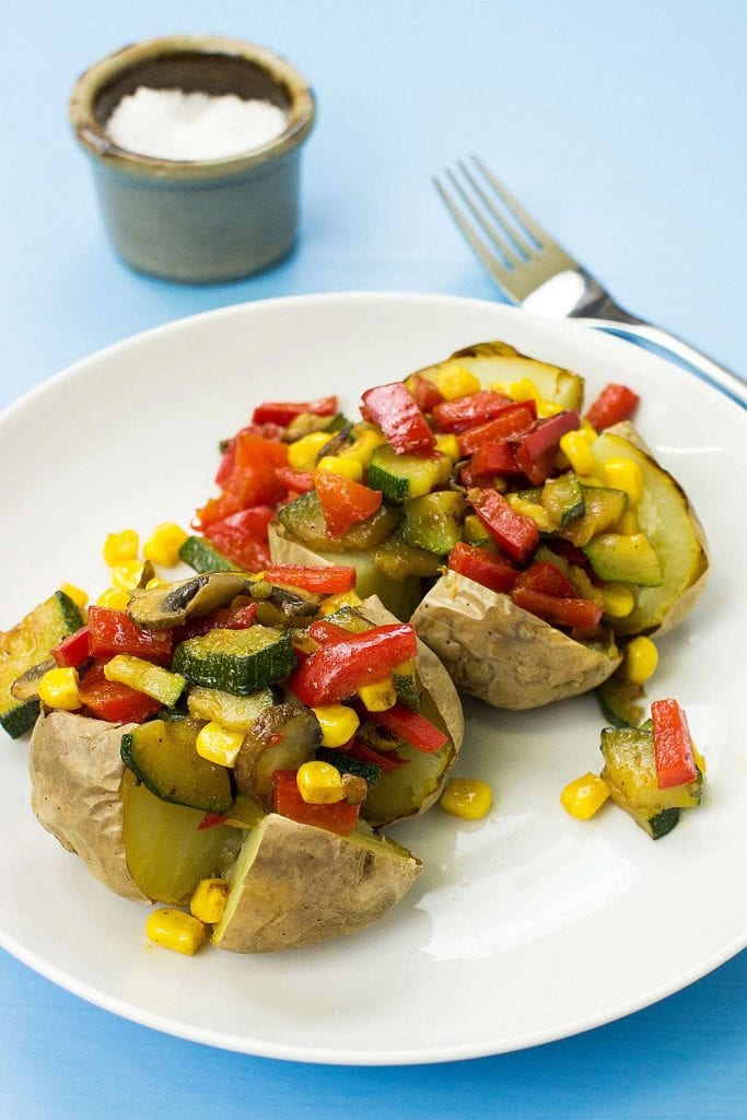 The Veggie King Microwave Baked Potato Recipe| 