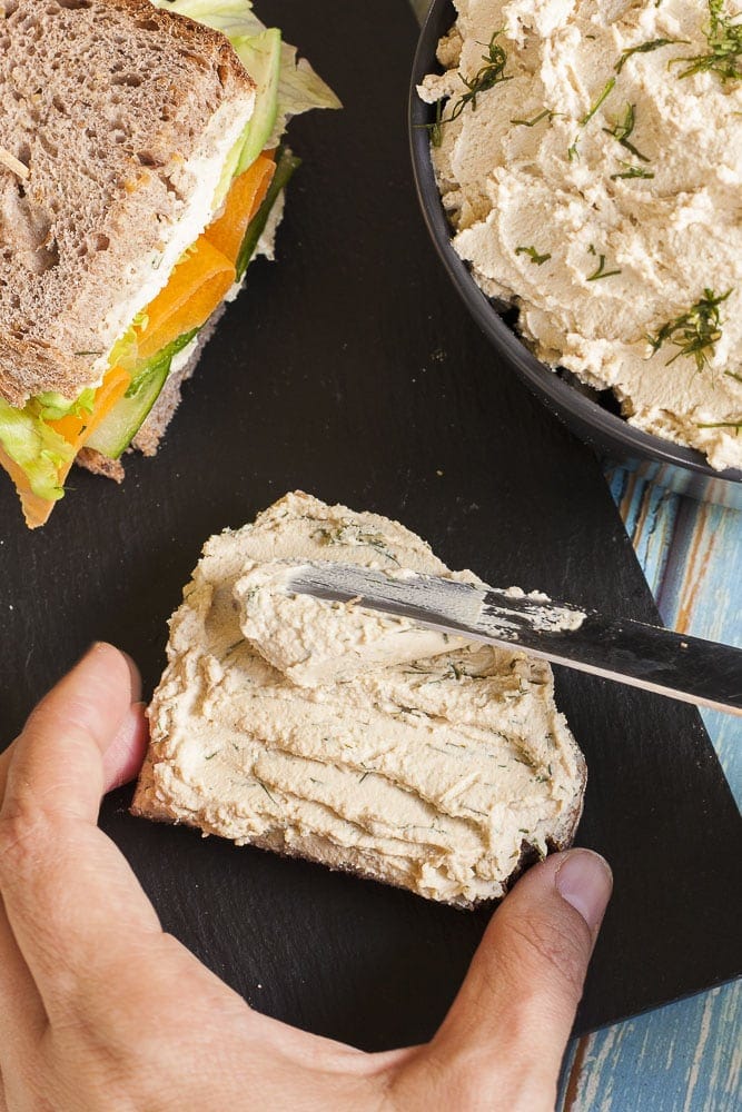 5-minute Tofu Cream Cheese - Top 30 Vegan High-Protein Breakfast Recipes | Hurry The Food Up