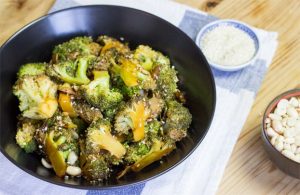 Vegan Broccoli Salad - High in Protein, Low in Carbs - really tasty! | 