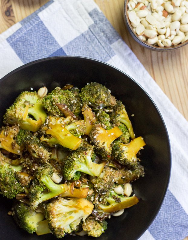 Vegan Broccoli Salad - High in Protein, Low in Carbs - really tasty! | 