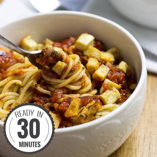 Vegan Tofu Bolognese - It was about time we veganized this Italian classic! | 