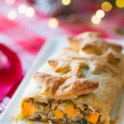 Vegetable Wellington - Feast on this! - vegetable wellington ready to serve #vegetarian #meat alternative | 