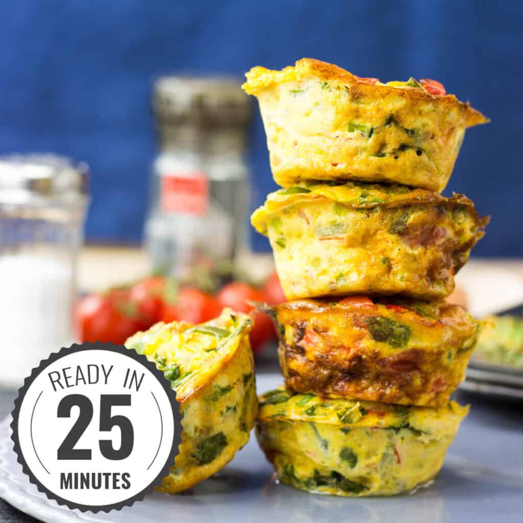 High Protein Egg Muffins – 4 Ways!