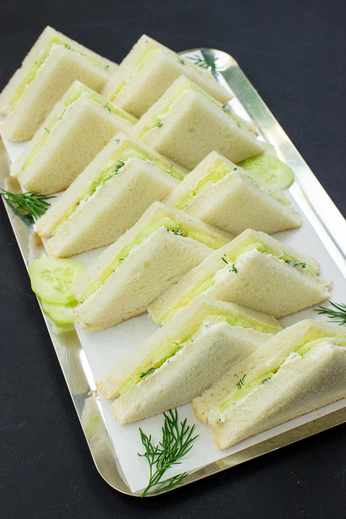 Society Cucumber Sandwiches - the Dos and Don’ts - cucumber sandwiches ready to serve #party #cream cheese | 