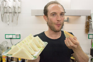 Society Cucumber Sandwiches - the Dos and Don’ts - goofy Dave munching cucumber sandwiches #bread #dill | 