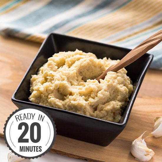 Garlic Mashed Cauliflower - Low-Carb | 