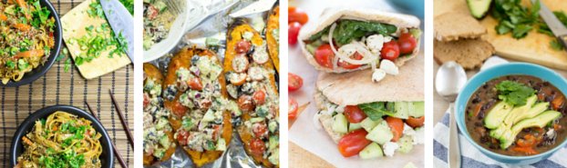 vegetarian lunches and dinners
