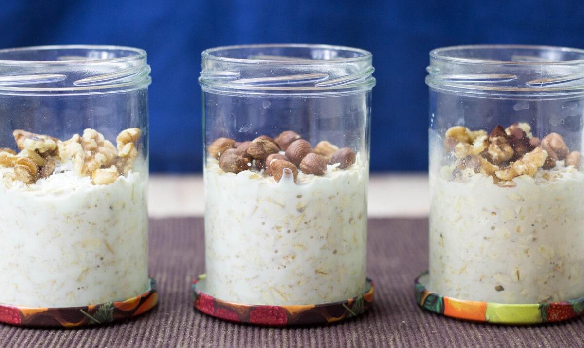 How To Make Overnight Oats in a Jar + 28 Tasty Overnight Oats Recipes #oats #breakfast | 
