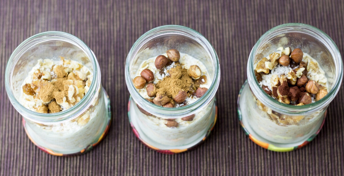 How To Make Overnight Oats in a Jar + 28 Tasty Overnight Oats Recipes #oats #breakfast | 