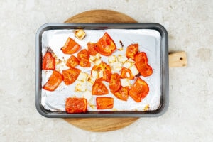 The process of baking the veggies until are well roasted | Hurry The Food Up