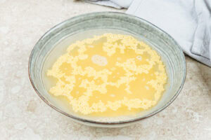 The process of soaking the millet in the water | Hurry The Food Up