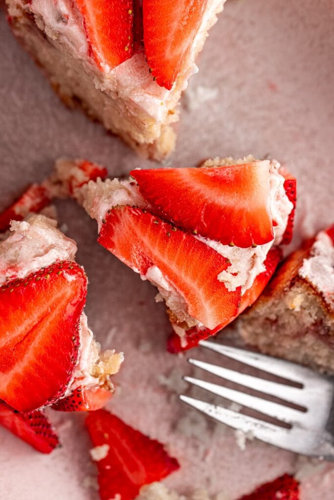 Mini Strawberry Cake - Tasty and Delicious Egg White Recipes You Must Try | Hurry The Food Up