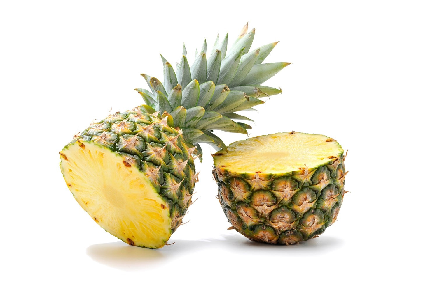 Two pineapple halves | Hurry The Food Up