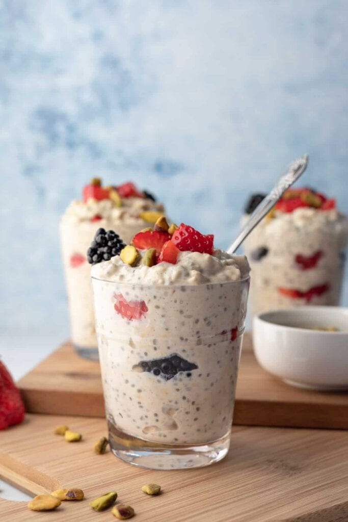 Protein Overnight Oats - 2 Ways - Top 30 Vegan High-Protein Breakfast Recipes | Hurry The Food Up