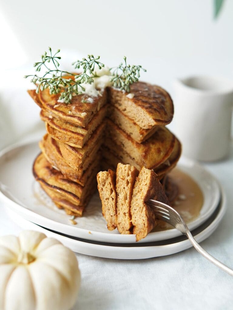Protein Pumpkin Pancakes - Tasty and Delicious Egg White Recipes You Must Try | Hurry The Food Up