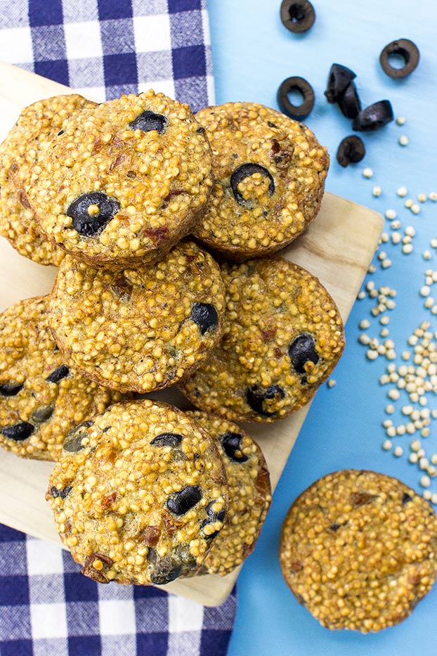 Fluffy Quinoa Egg Muffins – Perfect for Breakfast, Lunch or Dinner! – Quinoa Egg Muffins are ready #salt #oil | 