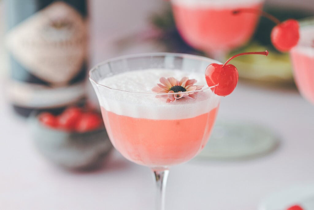 Pink Lady Cocktail - Tasty and Delicious Egg White Recipes You Must Try | Hurry The Food Up