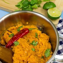 Healthy Sweet Potato Mash - The Healthiest Sweet Potatoes Online - sweet potato mash ready to serve #quick #sweet potato | 