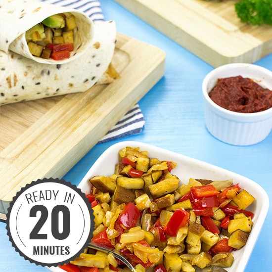 Speedy Vegan Burrito – Packed with Protein