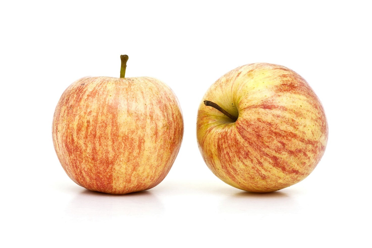 Two apples on white background | Hurry The Food Up
