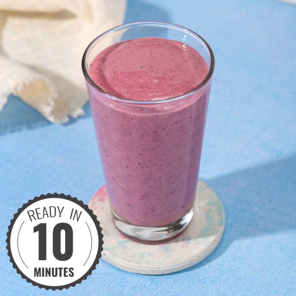 Vegan Blackberry Smoothie (High-Protein Recipe!)