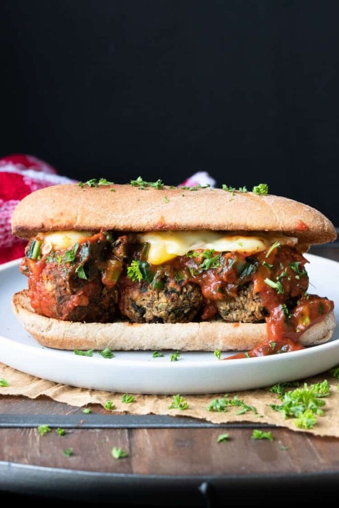 30 Best Vegan Sandwich Recipes - Vegan Meatball Sub Sandwich | Hurry The Food Up