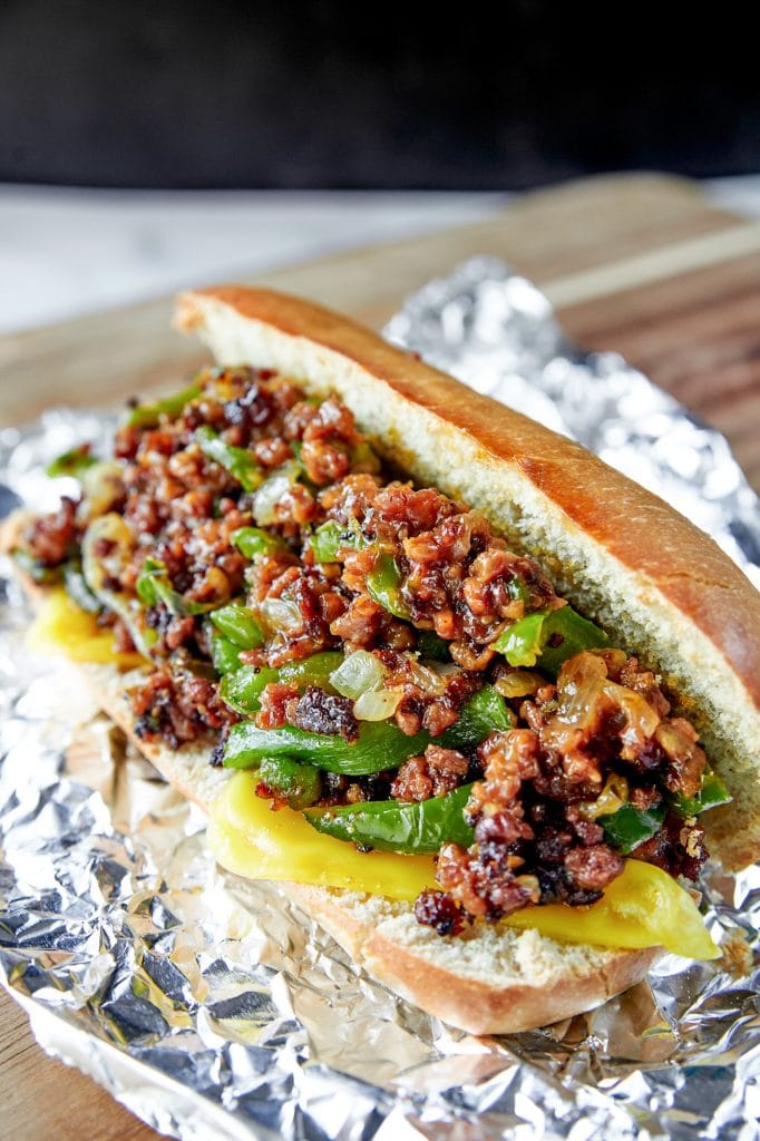 30 Best Vegan Sandwich Recipes - Easy Vegan Philly Cheesesteak | Hurry The Food Up