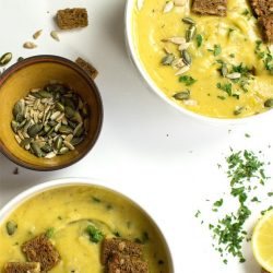 Vegan Potato Soup - Full on flavours & extremely satisfying | 