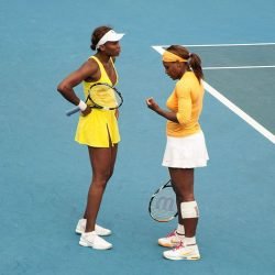 Tennis stars talking