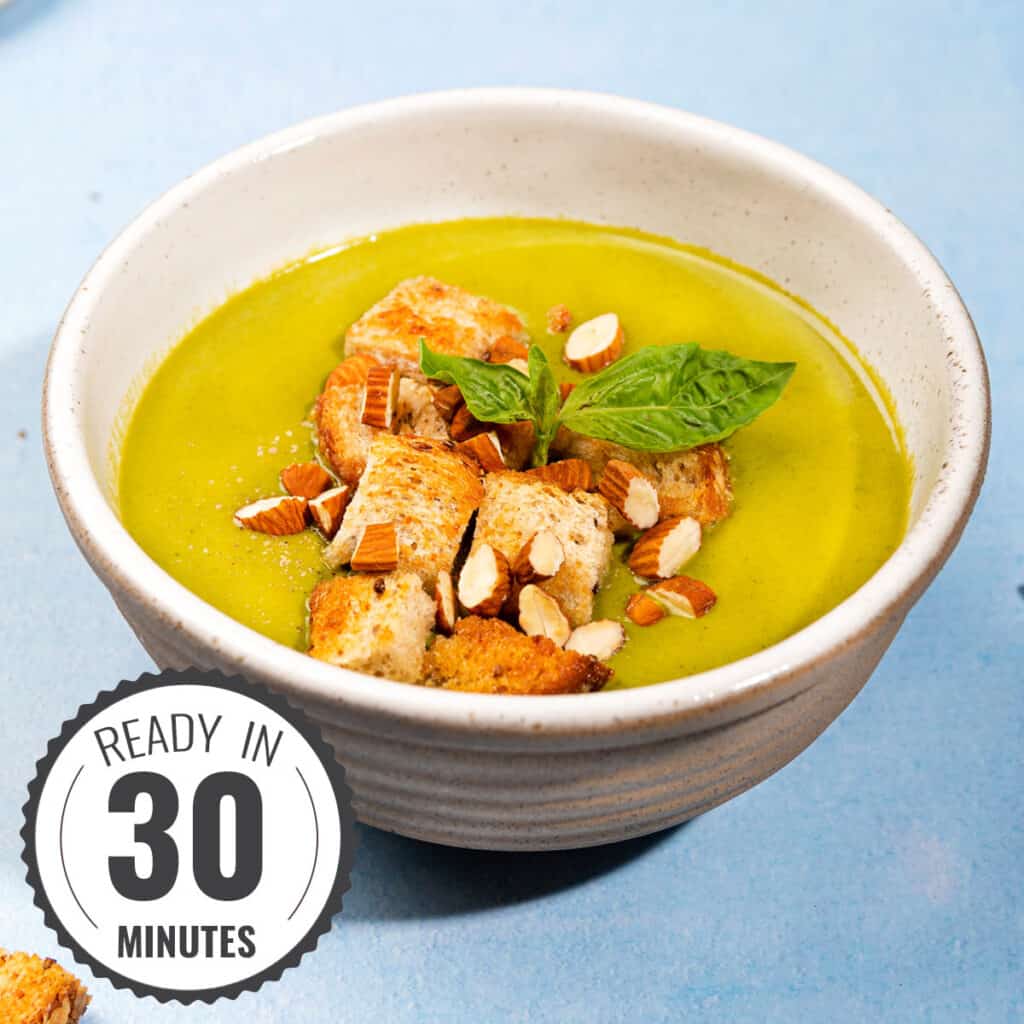 Zucchini (Courgette) Basil Soup: Easy, Creamy, Dreamy